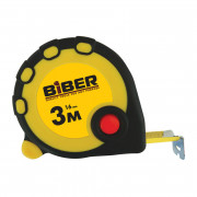 Рулетка Biber 40091 Standart обрезиненный корпус 3 м/16 мм